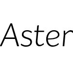 Asterisk Sans Pro