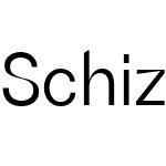 Schizotype Grotesk