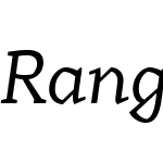 Range Serif