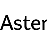 Asterisk Sans Pro