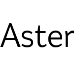 Asterisk Sans Pro