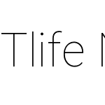 Tlife Noto Sans SC_Thin