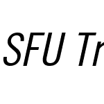 SFU TradeGothic