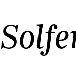 Solferino Text