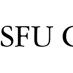 SFU GaramondThree