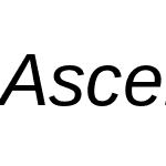 Ascender Sans