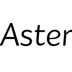 Asterisk Sans Pro