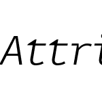 Attribute Text