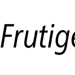 Frutiger Neue LT Pro