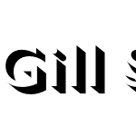 Gill Sans Nova Shadowed