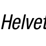 Helvetica Neue LT W1G