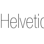 Helvetica Neue LT W1G