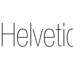 Helvetica Neue LT W1G