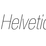 Helvetica Neue LT W1G