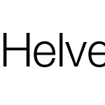 Helvetica Neue World