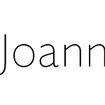 Joanna Sans Nova