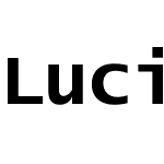 Lucida Console W1G