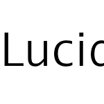 Lucida Grande W1G