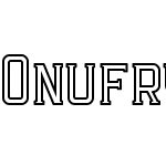 Onufry Serif Outline