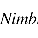 Nimbus Roman No9 L