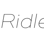 Ridley Grotesk