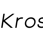 Kross Neue Grotesk