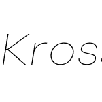 Kross Neue Grotesk