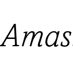 Amasis MT Pro