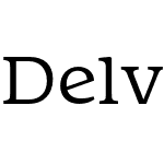 Delvard Serif L