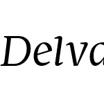 Delvard Serif Subhead L