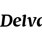 Delvard Serif Subhead L