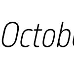 October Condensed Pro