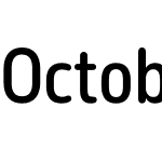 October Condensed Pro