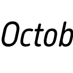 October Condensed Pro