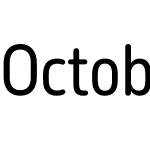 October Condensed Pro