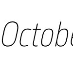 October Condensed Pro