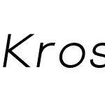 Kross Neue Grotesk