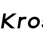 Kross Neue Grotesk