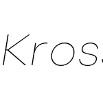 Kross Neue Grotesk