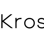 Kross Neue Grotesk