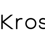 Kross Neue Grotesk