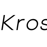 Kross Neue Grotesk