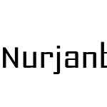 Nurjanbay Normal Font