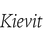 Kievit Serif