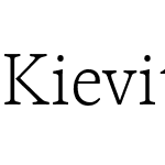 Kievit Serif