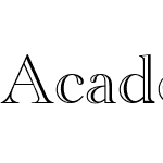 Academy Engraved LET Plain