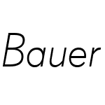 Bauer Grotesk Offc