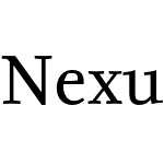 Nexus Serif Pro