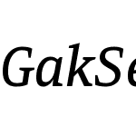 GakSerif