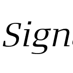 Signa Serif Pro